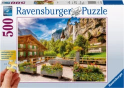 Ravensburger 500pc - Lauterbrunnen, Switzerland 'Bigger Pieces' Puzzle