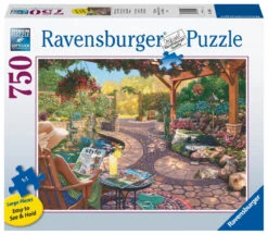 Ravensburger 750pc - Cosy Backyard Bliss Large Format Puzzle