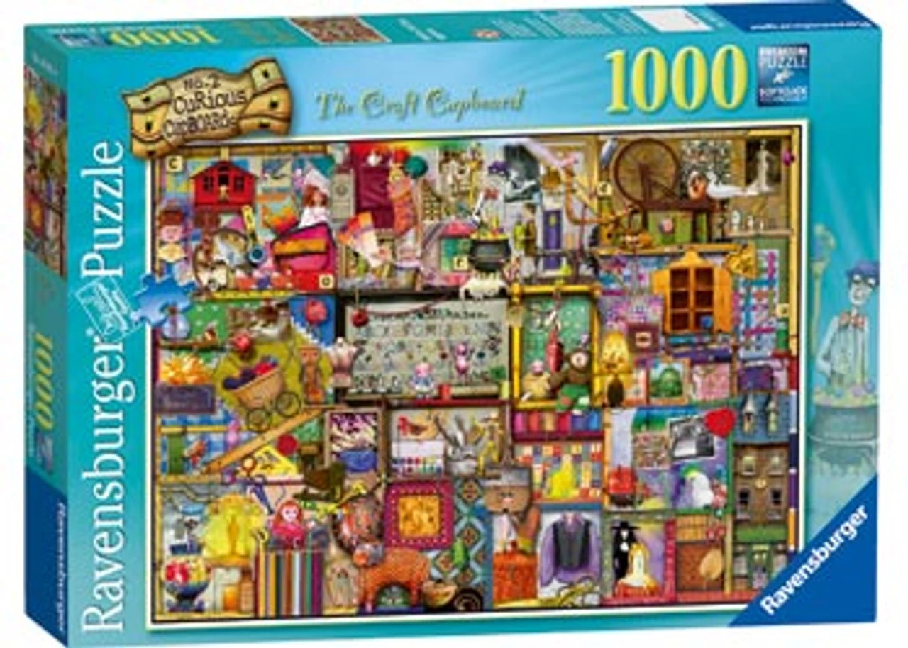 Ravensburger 1000pc - The Craft Cupboard Puzzle By Colin Thompson 1 Ravensburger 1000pc - The Craft Cupboard Puzzle By Colin Thompson