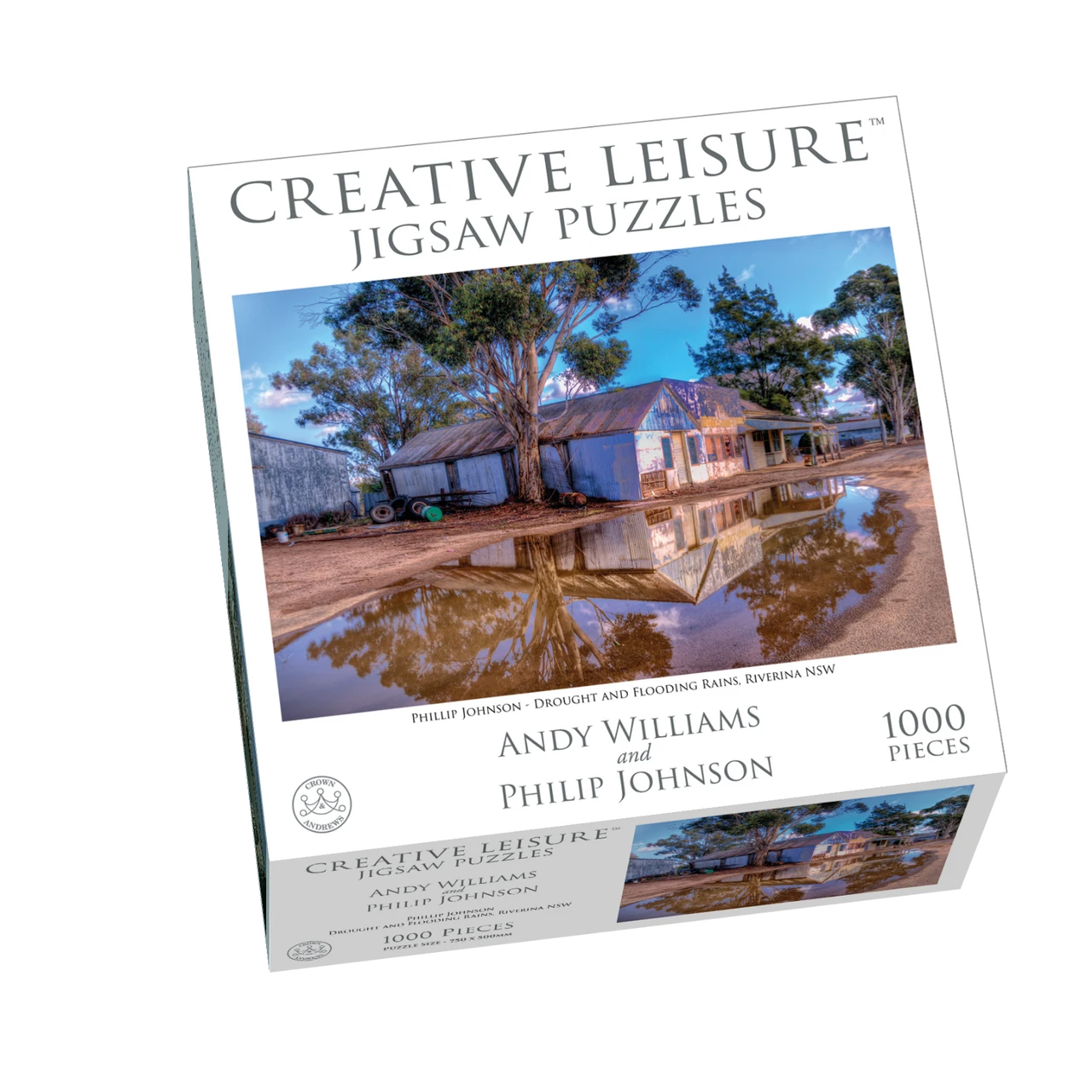Creative Leisure 1000pc Puzzle - Drought And Flooding Rains, Riverina, NSW 1 Creative Leisure 1000pc Puzzle - Drought And Flooding Rains, Riverina, NSW