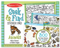 Melissa & Doug Seek & Find Sticker Pad - Animal