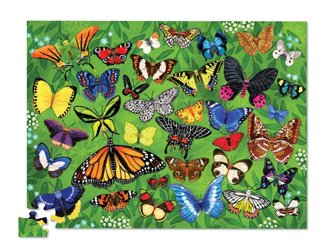 Crocodile Creek 100pc - Thirty Six Butterflies Puzzle 2 Crocodile Creek 100pc - Thirty Six Butterflies Puzzle - Image 2