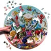 EeBoo 500pc Round Puzzle - Crazy Bug Bouquet